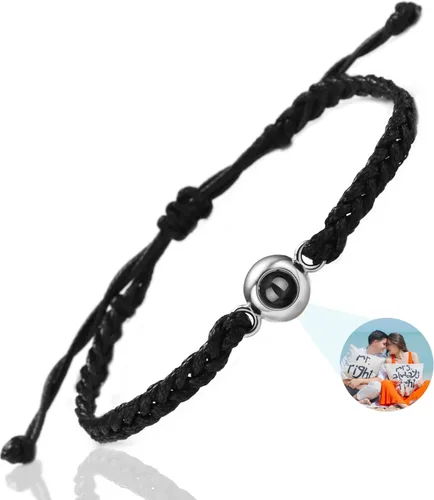 Pulsera de fotos personalizada, pulsera con foto personalizada para mujeres y hombres, pulsera con imagen en el interior, regalos personalizados