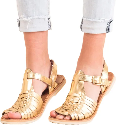 Miniatura 5 de The Western Shops Sandalias de cuero para mujer, sandalias de mujer Huarache, sandalias de cuero mexicano del dedo del pie abierto