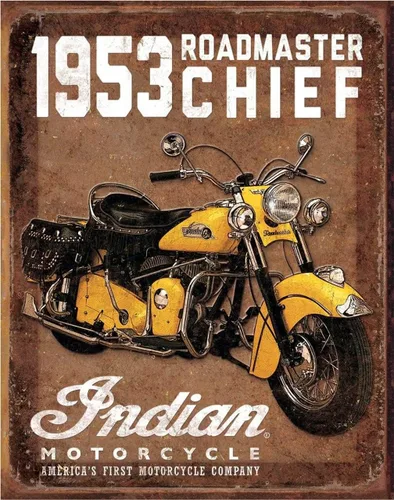 Miniatura 9 de Desperate Enterprises Indian Motorcycle Since 1901 - Letrero de hojalata nostálgico vintage de metal, fabricado en Estados Unidos Motocicletas
