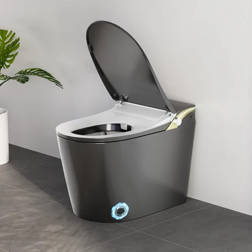 Miniatura 2 de Inodoro inteligente WinZo, inodoro sin tanque Dynamic Clean con secador, inodoro de una pieza de altura de comodidad ADA con bidé de agua caliente