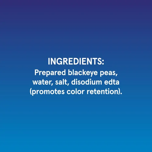 Miniatura 3 de BUSH'S BEST Guisantes Blackeye enlatados de 15.8 onzas, fuente de proteína y fibra a base de plantas, bajo en grasa, sin gluten, (paquete de 12)