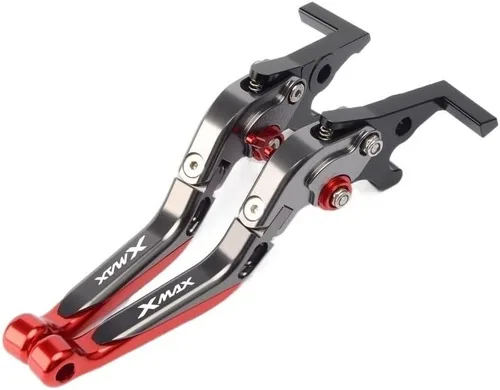 Miniatura 6 de F - Palancas de embrague de freno extensibles plegables para motocicleta Yamaha X-MAX 300 Xmax 125 250 400 2017-2020 Y (color negro)