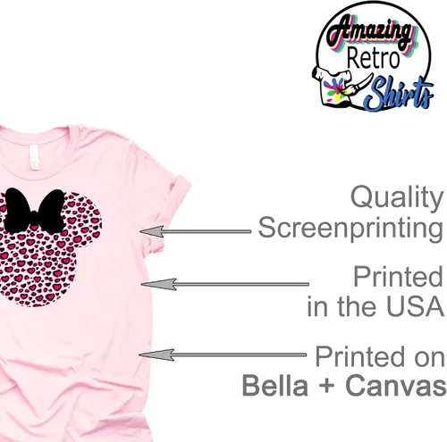 Miniatura 4 de Leopardo, Minnie Camisa, Cheetah Minnie Camisa, Animal Kingdom, Camisa Safari Casual Manga Corta Camisa