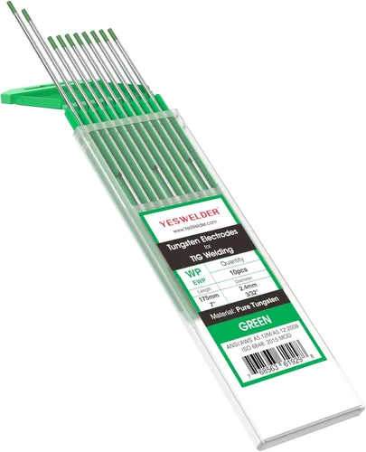 Miniatura 19 de YESWELDER - Electrodo de tungsteno para soldadura TIG, ceriado al 2%, de 1/16 x 7 pulgadas (gris, WC20/EWCe-2), paquete de 10