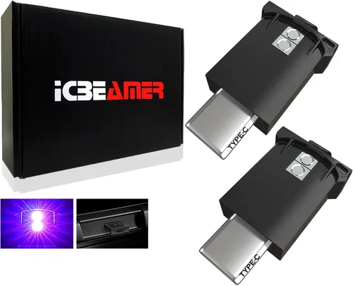 Miniatura 29 de ICBEAMER Smart USB 1-Paquete (Azul) Luz de Noche LED Automática Plug-in Miniatura para Coche, Van, Pickup, Camión, Interior, Maletero, Iluminación
