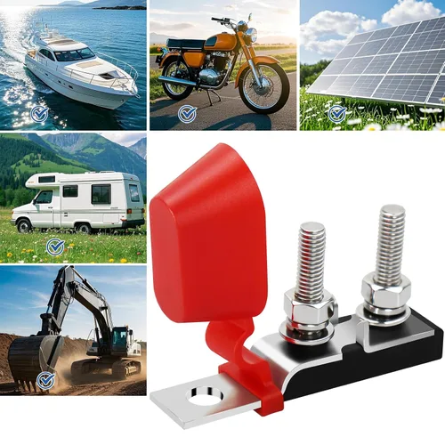 Miniatura 6 de Bloque de Fusibles Terminal Calificado para Marina, Porta Fusibles MRBF de 30-500 AMP para VE, RV, Yates, Estaciones de Carga - Sistemas de Alta
