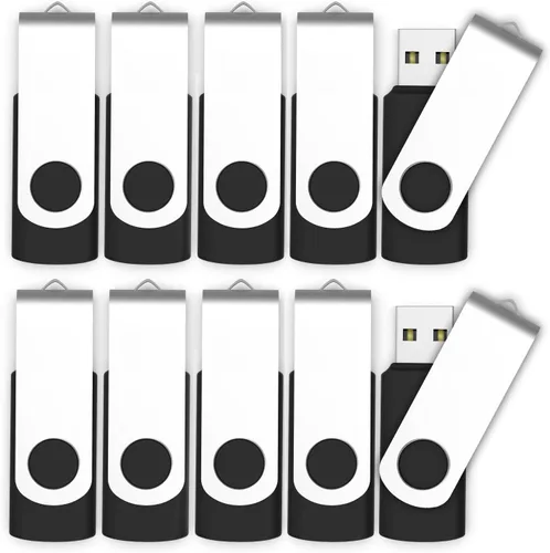 Miniatura 10 de mosDART - memoria externa USB 2.0 - capacidad pequeña - 10 unidades - 128mb indicador led, negro