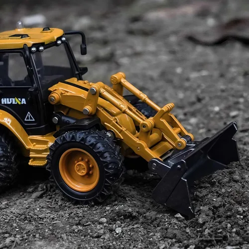 Miniatura 3 de Camión articulado Gemini & Genius con volquete, para metalurgia, escala 1/50, vehículo de ingeniería, modelo de juguetes infantiles