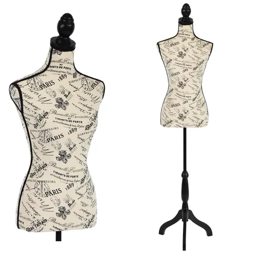 Miniatura 8 de Cuerpo de maniquí, forma de vestido femenino, cuerpo de maniquí, torso de 60 a 67 pulgadas de altura ajustable, cuerpo de mujer, exhibición de ropa