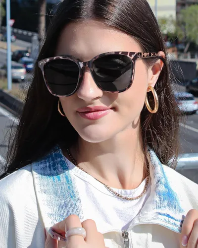 Miniatura 21 de FIMILU Paquete de 2 lentes de sol polarizados para mujer, lentes de protección UV400, montura grande, lentes de moda, elegantes