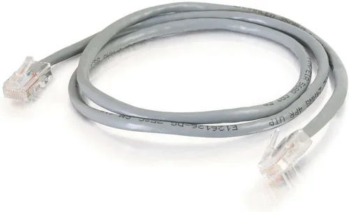 Miniatura 20 de C2G 24494 Cable cruzado Cat5e - Cable de conexión de red sin blindaje sin arranque, naranja (3 pies, 3.0 ft)