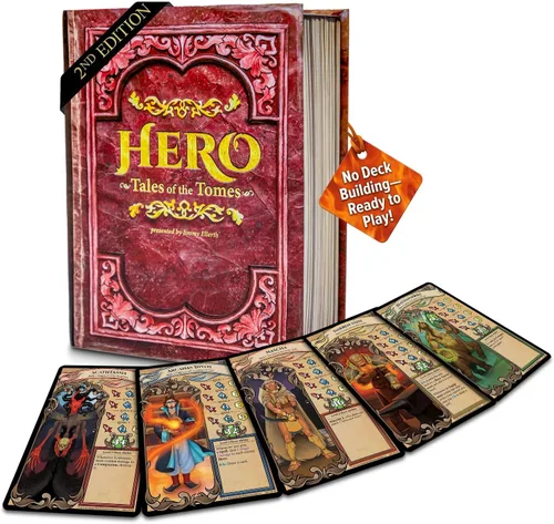 Miniatura 14 de Hero: Tales of The Tomes - por Tomekeeper Entertainment - Juego de cartas de batalla para adolescentes y adultos - Baraja comunitaria - Sin