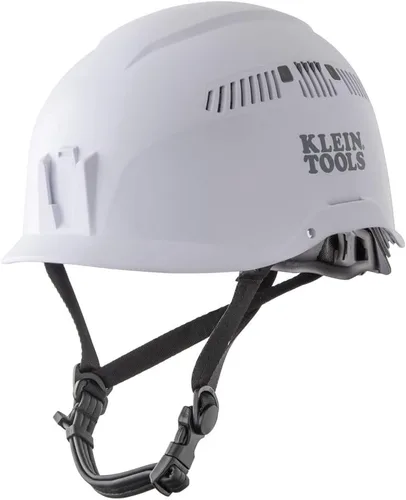 Miniatura 12 de Klein Tools Safety Helmet, Vented Class C Safety Hard Hat, Removable Chin Strap, Adjustable Vents