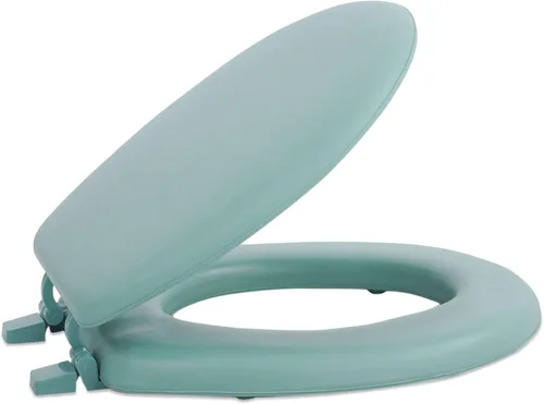 Miniatura 17 de Achim Home Furnishings TOVYSTBK04 Asiento estándar para baño de 17 pulgadas Fantasia, TOVYSTNY04 Azul marino