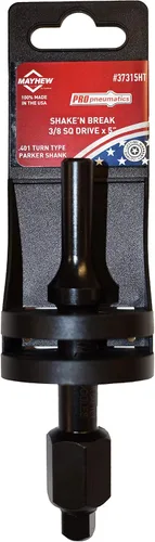 Miniatura 5 de Mayhew Tools 37316HT Rompedor de Pernos Neumático, Etiqueta Colgante de 1/2", Acabado de Óxido Negro