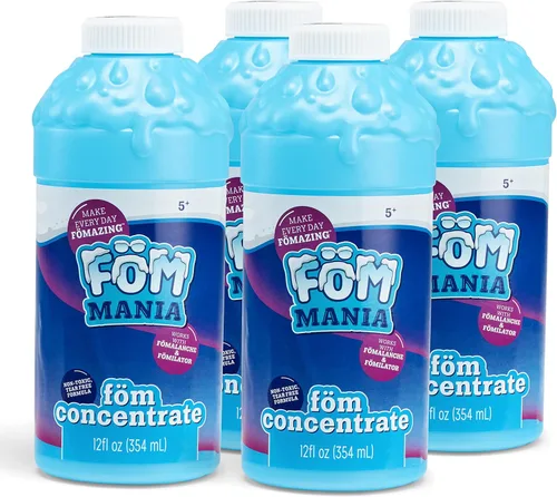 Fom Mania - Recambios de espuma | Fórmula no tóxica libre de desgarros. Exclusivo paquete de 4 unidades de Amazon incluye 48 onzas de concentrado de