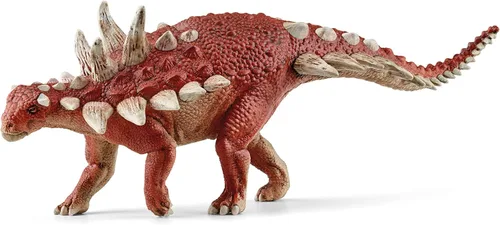 Schleich Dinosaurios - Figura de dinosaurio Gastonia de 17,8 cm realista – Figura de juguete educativo y detallado de dinosaurio rojo jurásico para