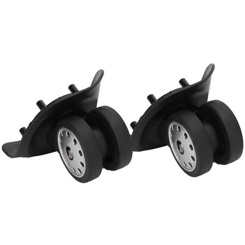 Miniatura 9 de Multihole Maleta Rueda, un par A88 Negro Equipaje Multiagujero Rueda Universal Maleta Reemplazo Suministros al Aire Libre