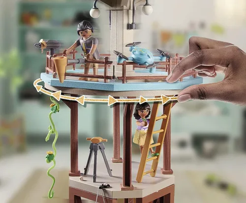 Miniatura 6 de Playmobil Torre de investigación Wiltopia con brújula