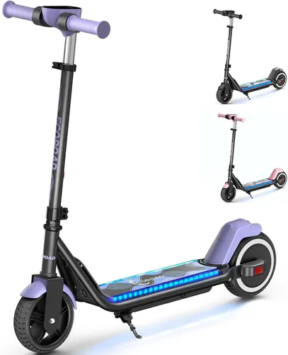 Miniatura 10 de ECOROAD EK6 Kids Electric Scooter for 6-12, 3/6/10mph Speeds for Ultimate Comfort & Adjustable Height, 150W & Dual Brake Safety Electric Scooter