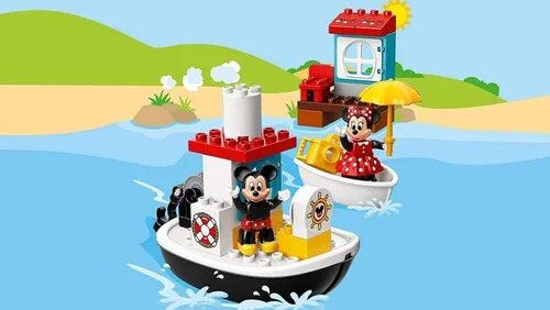 Miniatura 4 de LEGO - 10881 - Kit de contrucción DUPLO del bote de Mickey de Disney (28 piezas), multicolor, Estándar, Multicolor