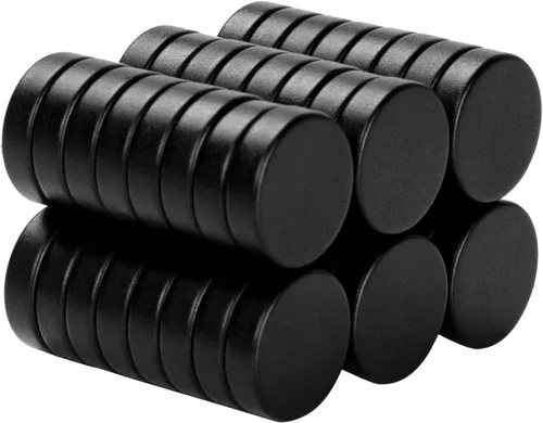 Miniatura 11 de SMARTAKE 45 piezas de imanes para refrigerador, imanes pequeños redondos de 6x2mm para nevera, imanes de neodimio premium multiusos para oficina