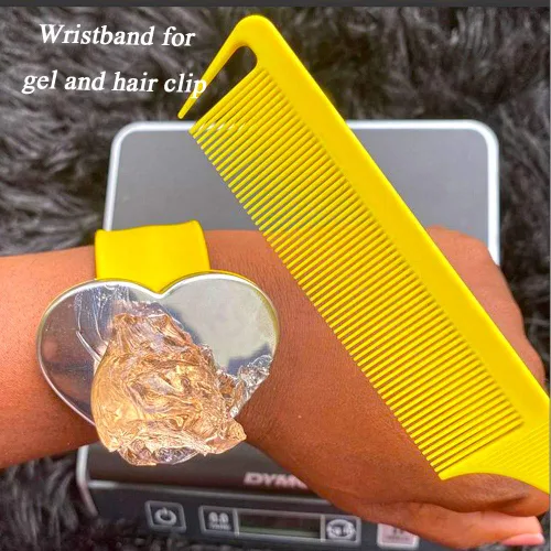 Miniatura 6 de Banda trenzada y peine magnético trenzado pulsera con peine de separación, pinzas para el pelo, pulsera magnética para estilista, banda de trenzado