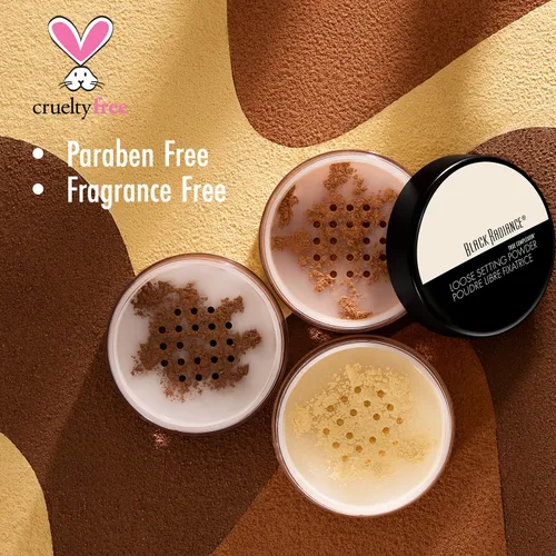 Miniatura 6 de Black Radiance True Complexion - Polvo de ajuste suelto, Cocoa Kisses, 0.64 onzas (el embalaje puede variar)