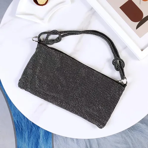 Miniatura 3 de Covelin Bolso de mano de diamante brillante de moda para mujer