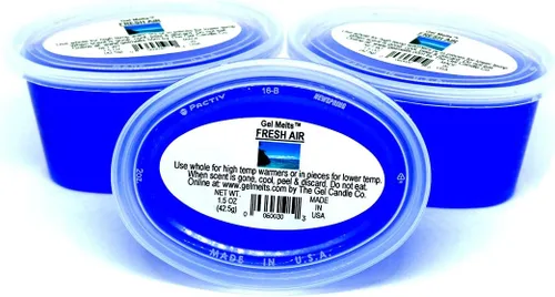 Peel, MELT and Enjoy - Paquete de 3 unidades de gel de aroma fresco que elimina el olor de aire fresco y suave para calentadores y quemadores