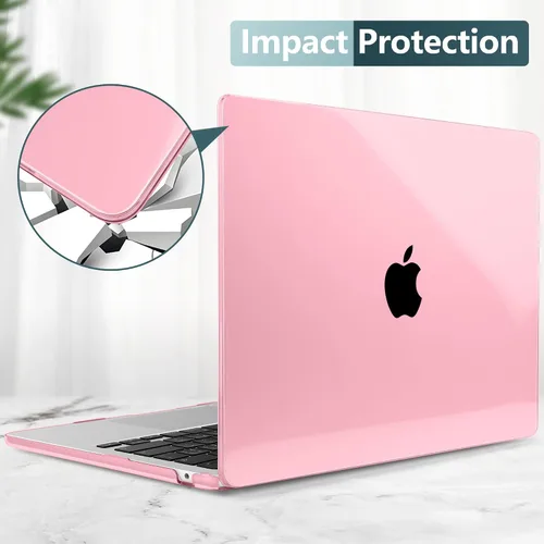 Miniatura 6 de TWOLSKOO Funda compatible con M4 MacBook Air de 15 pulgadas versión 2025-2023 M4 A3241 M3 A3114 M2 A2941, carcasa rígida de plástico, protector