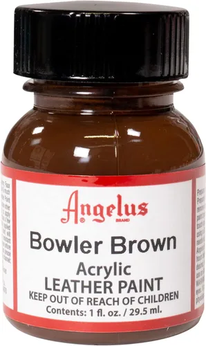 Miniatura 136 de Angelus - Pintura acrílica para cuero, 4 Fl Oz, color blanco - Pintura para cuero profesional flexible, resistente a grietas, arañazos