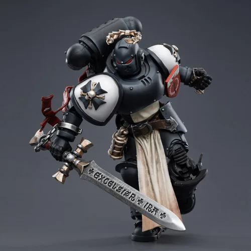 Miniatura 8 de JOYTOY 1/18 Warhammer 40,000 Figura de acción Black Templars The Emperors Champion Rolantus Collection