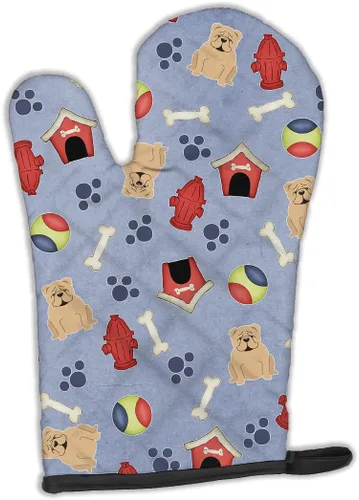 Miniatura 399 de Caroline's Treasures BB2732OVMT Dog House Collection Border Collie - Guante de horno grueso resistente al calor para sartenes calientes y horno