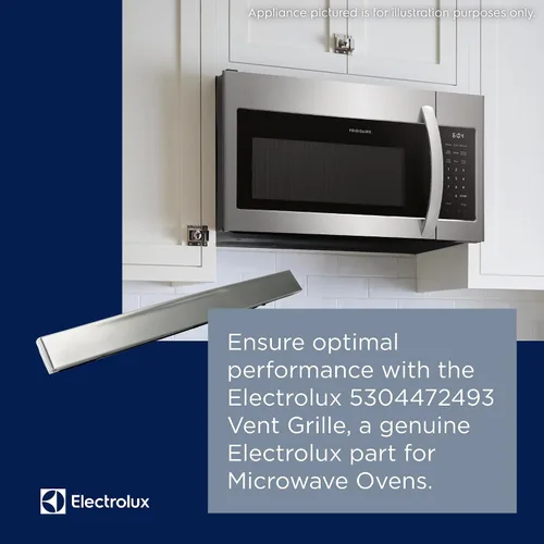 Miniatura 5 de Electrolux 5304472493 Rejilla de ventilación para hornos microondas, acero inoxidable