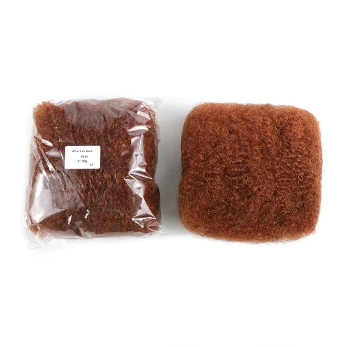 Miniatura 18 de Orientfashion 2 paquetes/lote de 1.06 oz/paquete de cabello humano afro a granel, 100% cabello humano afro rizado a granel para torsión, trenzado