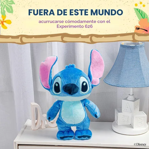 Miniatura 4 de Disney Baby Lilo & Stitch Animal de Peluche Suave y Abrazable Juguete de Peluche Lindo para Niños Pequeños y Niñas, Regalo para Niños, Stitch Azul