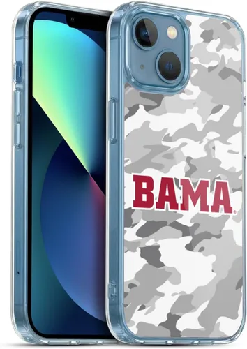 Miniatura 381 de Head Case Designs Funda de gel suave con licencia oficial de la Universidad de Alabama UA Collage compatible con Apple iPhone 13 Pro Max