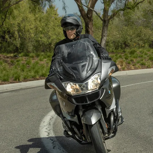 Miniatura 5 de Sena Outrush R - Casco modular de motocicleta Bluetooth con sistema de intercomunicación (negro mate, grande)