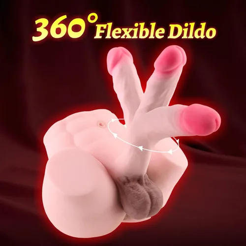Miniatura 2 de Muñeca sexual masculina para mujeres, juguetes sexuales gay, consolador de torso, juguete sexual para hombres, muñeca sexual gay con pene, anal
