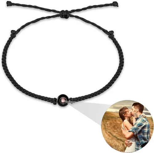 ggtg Pulseras personalizadas con imagen en el interior Pulseras de proyección personalizadas con fotos Pulsera Regalos conmemorativos con foto