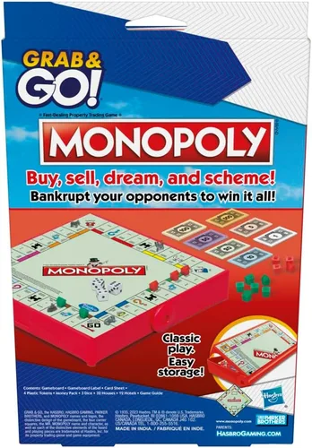 Miniatura 3 de Juego de viaje Grab 'N GO Monopoly