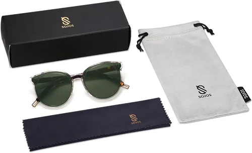 Miniatura 6 de SOJOS Oversized Round Sunglasses for Women and Men