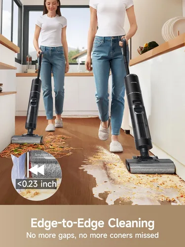 Miniatura 5 de DREAME H12 PRO - Aspiradora para suelos duros, aspiradora y trapeadora al mismo tiempo para suciedad húmeda y seca, autolimpieza automática