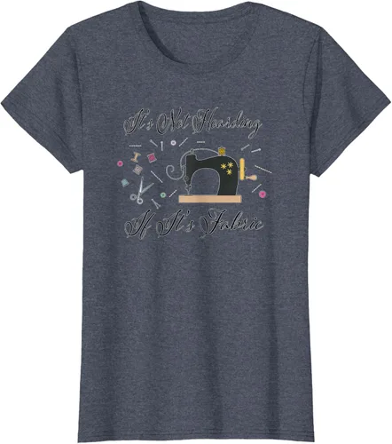Miniatura 70 de It's Not Hoarding If Its - Camiseta de costura para acolchado, Blanco, S
