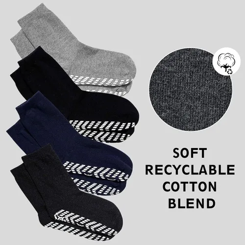 Miniatura 5 de ZAKASA Calcetines antideslizantes de agarre Calcetines antideslizantes para hombres y mujeres, calcetines antideslizantes para adultos mayores