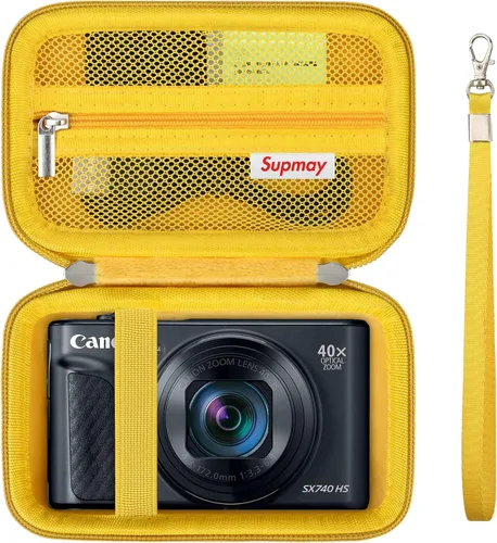Miniatura 21 de Estuche de transporte rígido para Canon PowerShot SX740 HS/ SX730 HS/ SX720 HS/ SX620 HS/ G7 X Mark III/ G7 X Mark II cámara digital, bolsa de viaje