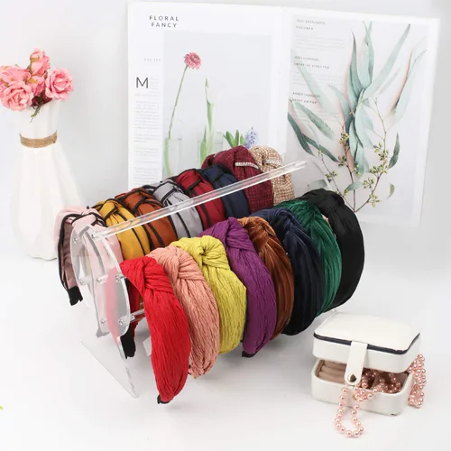 Miniatura 4 de OAOLEER Soporte para diadema, organizador de joyas transparente para adolescentes y mujeres, el organizador perfecto para exhibición de diademas