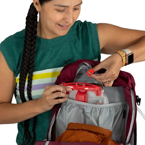Miniatura 11 de Osprey Hikelite - Mochila de senderismo ligera de 28 litros, mochila de viaje duradera con cubierta para lluvia para hombres y mujeres