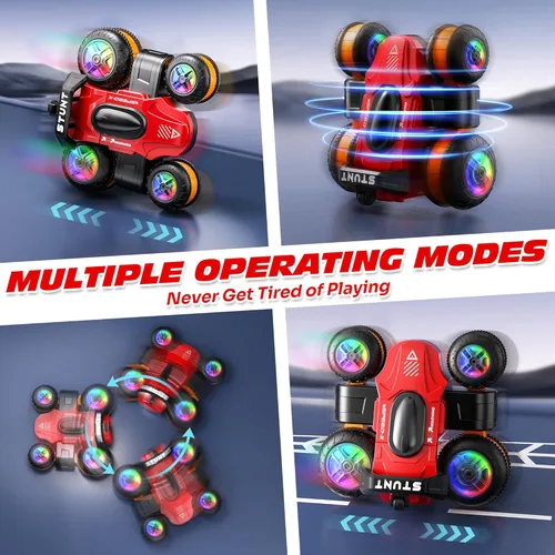 Miniatura 3 de Coche de Derrape de Alta Velocidad con Control Remoto para Niños, Coche RC de Deformación Giratoria de 360 Grados para Niños y Niñas de 3 a 16 Años